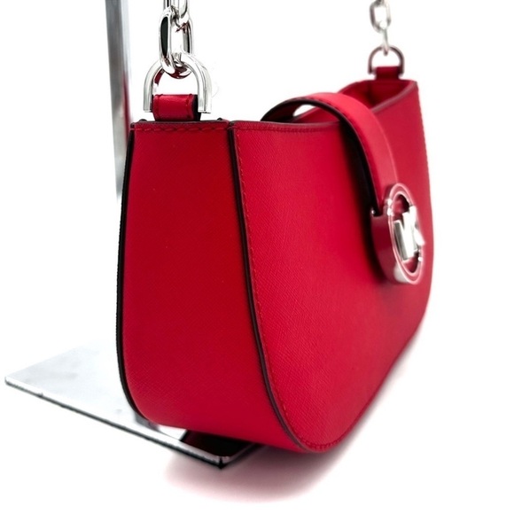 Michael Kors Small Carmen Pouchette Shoulder
Bag Red (NWT) - Picture 3 of 11